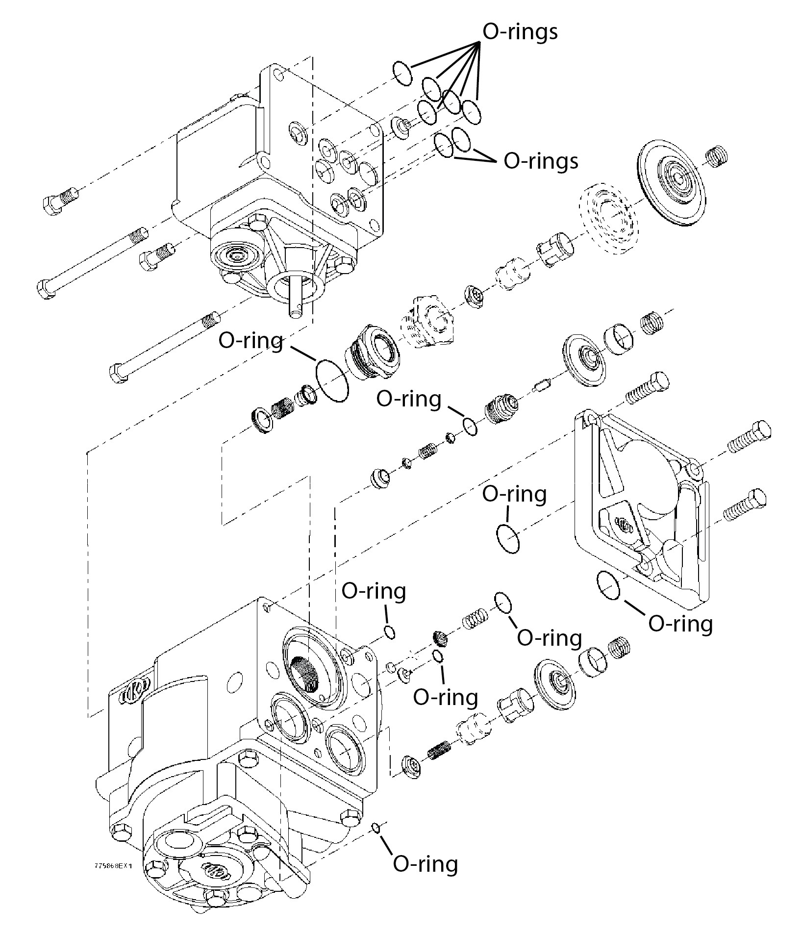 DB-10 service portion (Source: New York Air Brake, with TSB annotations)