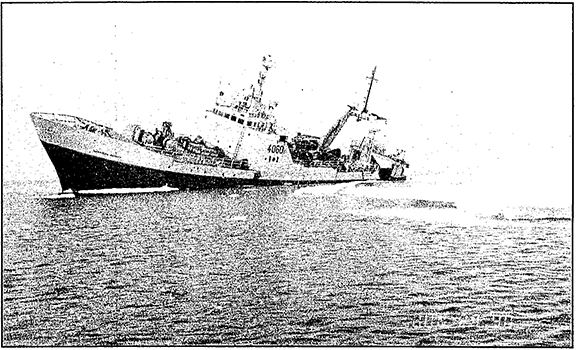 Image 3 of the sinking of the NORTHERN OSPREY