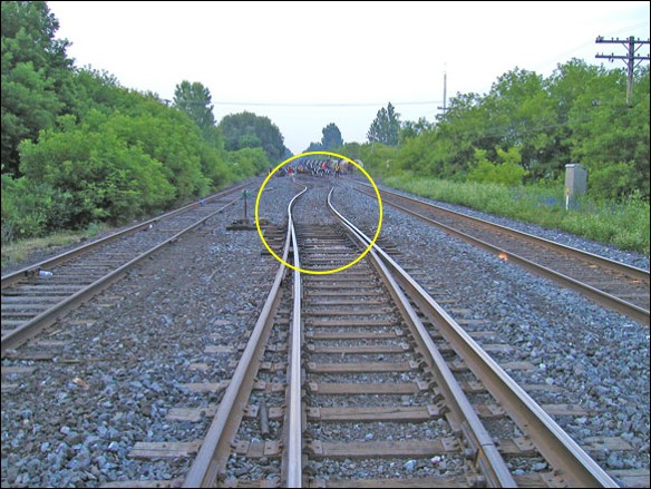Track buckle (Source: TSB Railway Investigation Report R05H0013)