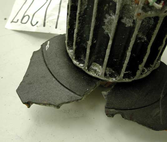 Ventilateur récupéré - pièce produite 1-11297 - marque sur le rouet