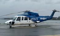 Figure 2. Occurrence helicopter at Victoria Harbour (Camel Point) Heliport (CBF7), following the occurrence (Source: CTV News)