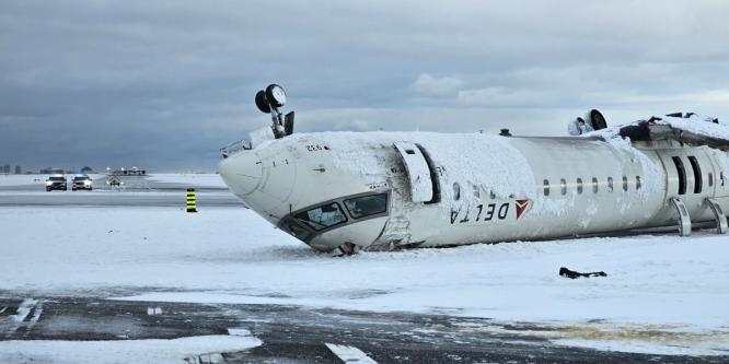 Avion en question suivant l'accident.