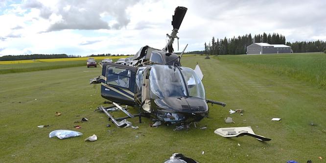 Figure 2. Occurrence site, looking west (Source: TSB)