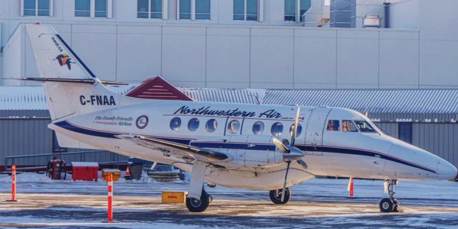 Figure 1. Occurrence aircraft. Photo taken before the installation of the MT-Propeller 5-bladed propellers